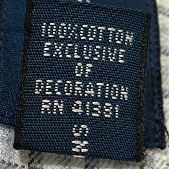 Ralph Lauren Blue Label Mens Check Plaid 2 Set Shirts Size 3XB BIG Gray SP EXC - Picture 6 of 12